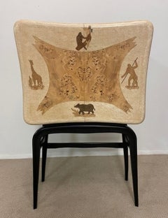Italian Vittorio Lombardi Drop Front Writing Desk, Circa 1950's