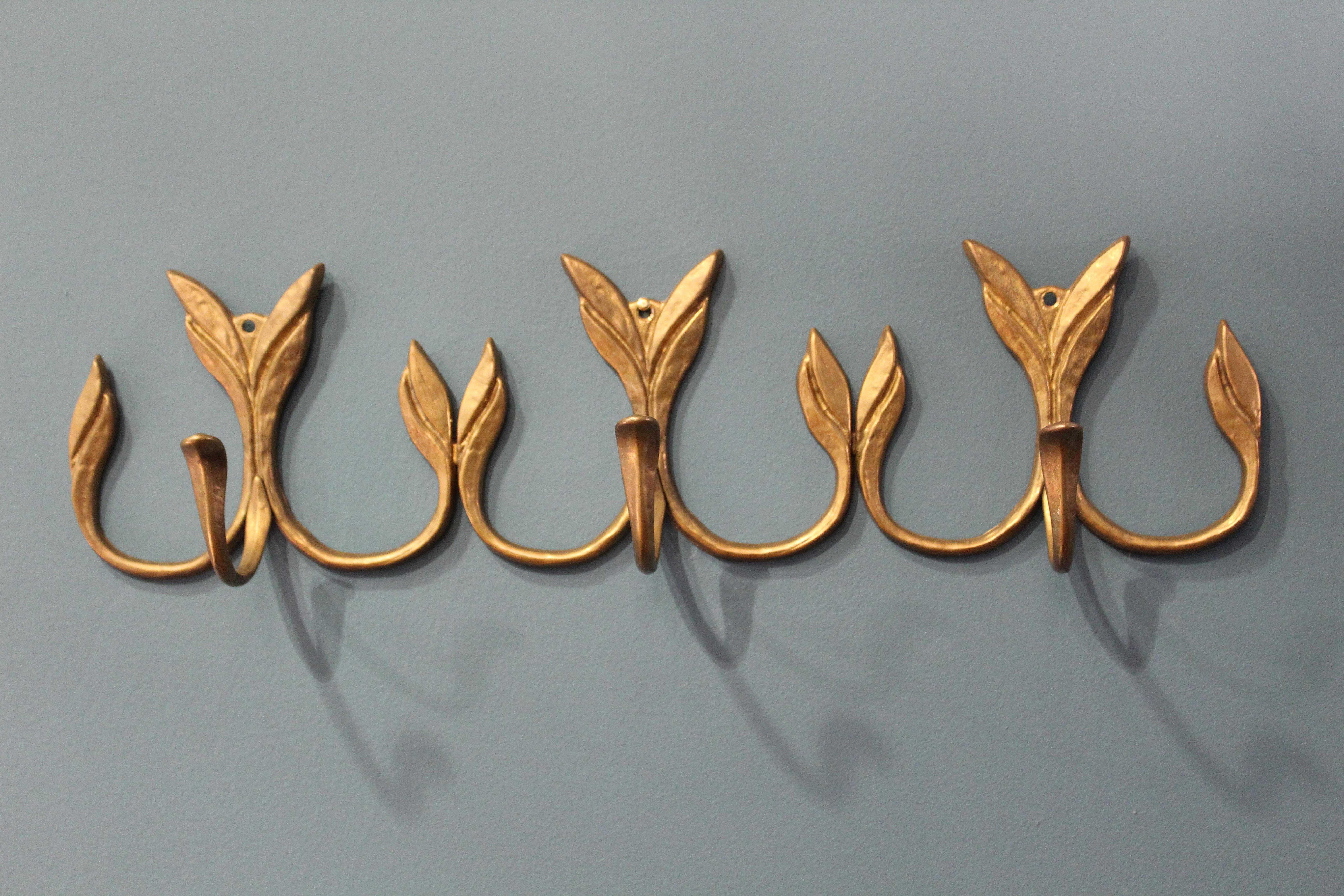 Italian Wall Coat Hangers, 1950s For Sale 6