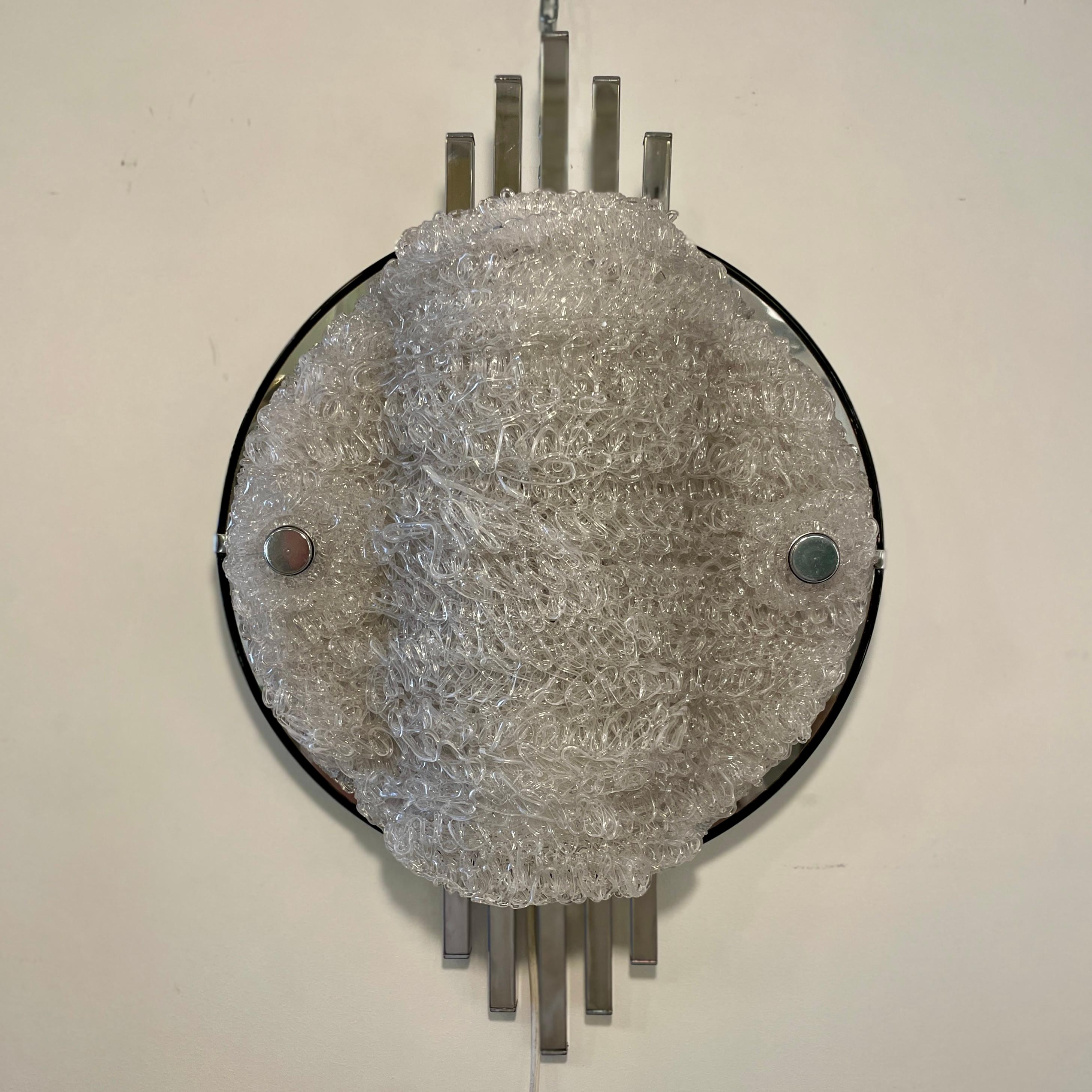Lámpara de pared italiana de Angelo Brotto para Esperia, años 70 en venta 4