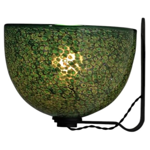 Italian wall lamp by Gae Aulenti for Vetreria Vistosi, 1970s, Murano glass For Sale