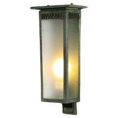 Italian wall lamp from the 40's attr à Seguso in lacquered metal and glass - H55
