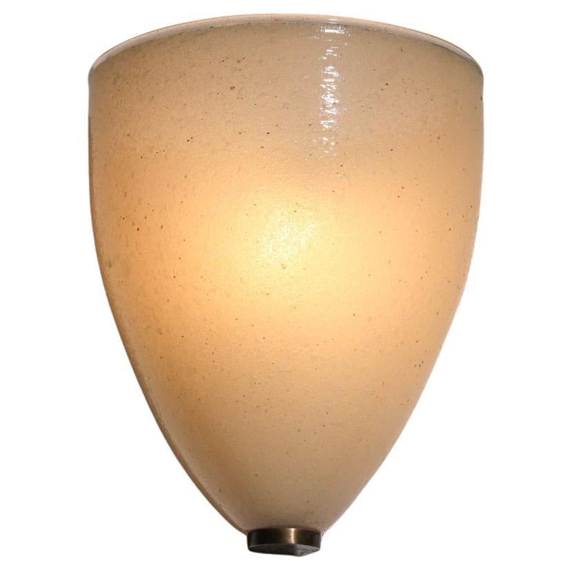 Italian wall lamp in Pulegoso glass from the 1950s Murano