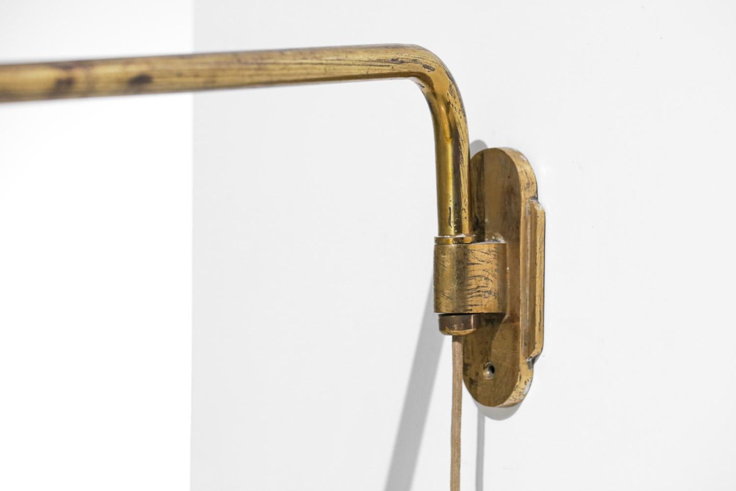 Italian Wall Lamp of the 1950s Attributed to Arredoluce by Angelo Lelli 5