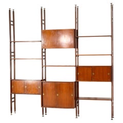 Italian Wall Library/Wall unit in teak - 1960s