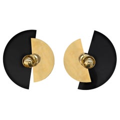 Italian Wall Lights in Mid-Century Style, Adjustable