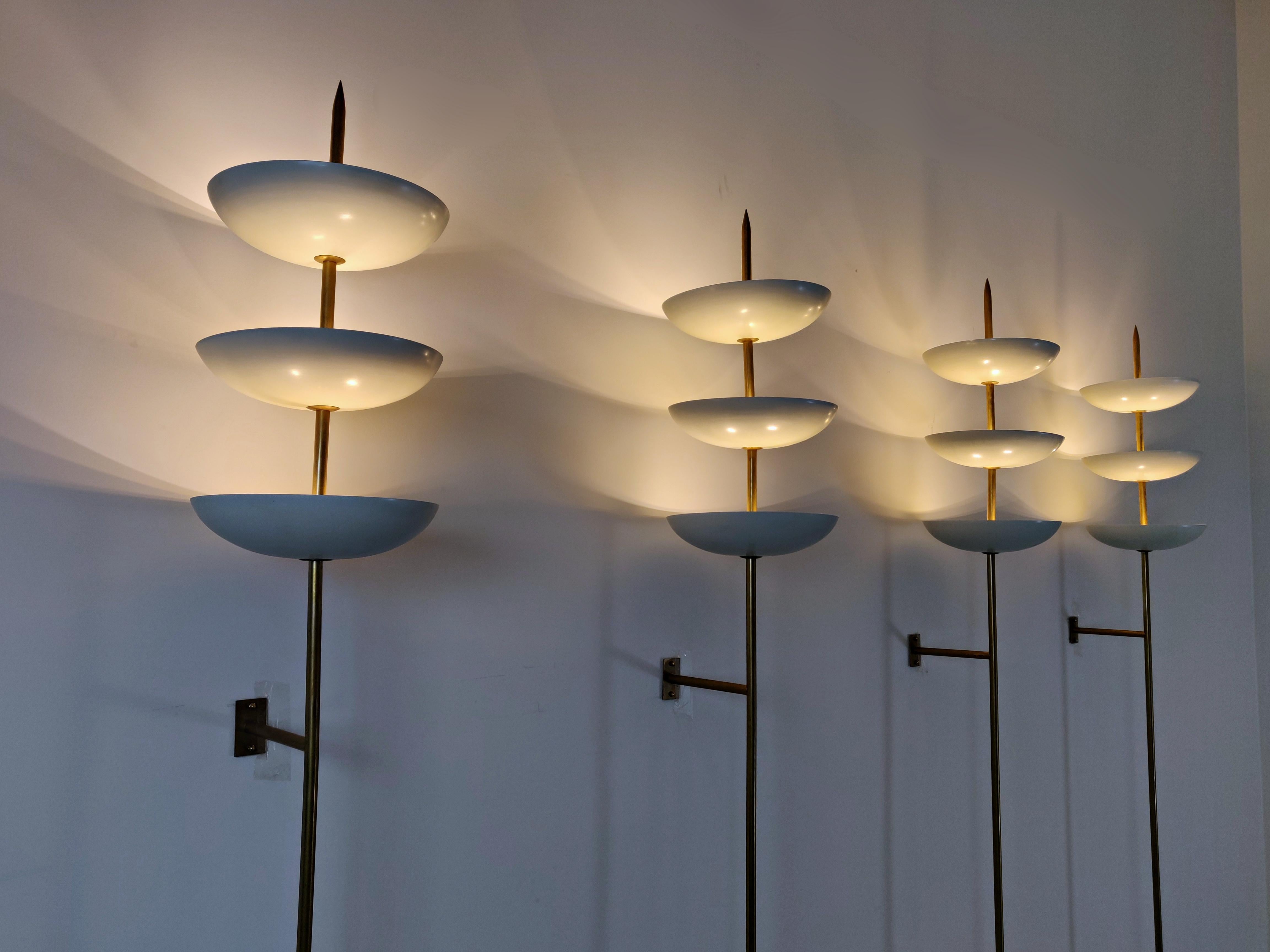 Modern Italian Wall Lights in the Style of Stilnovo, Price Is Per Piece For Sale