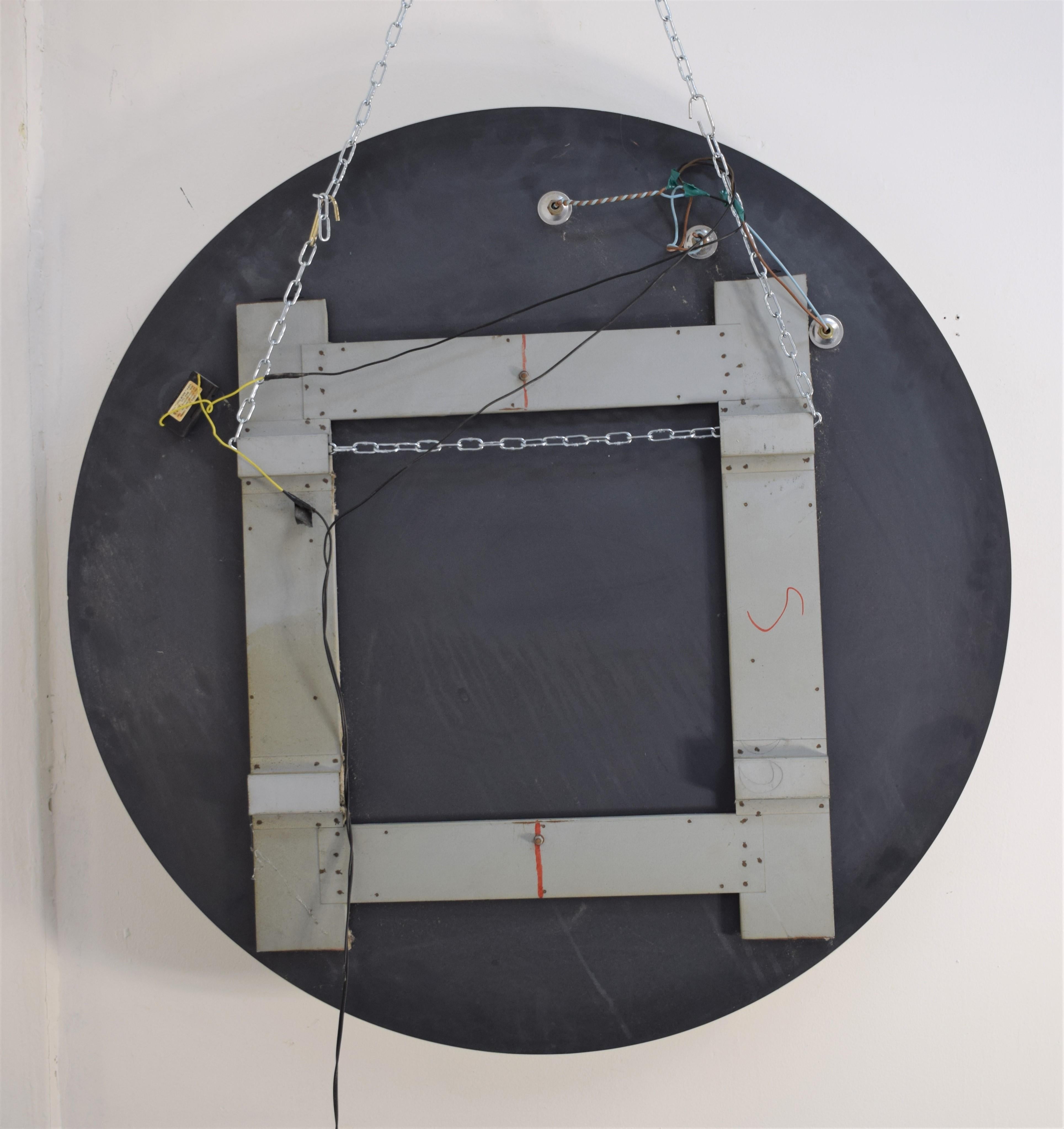Miroir mural italien, 3 Lights, 1970 en vente 5