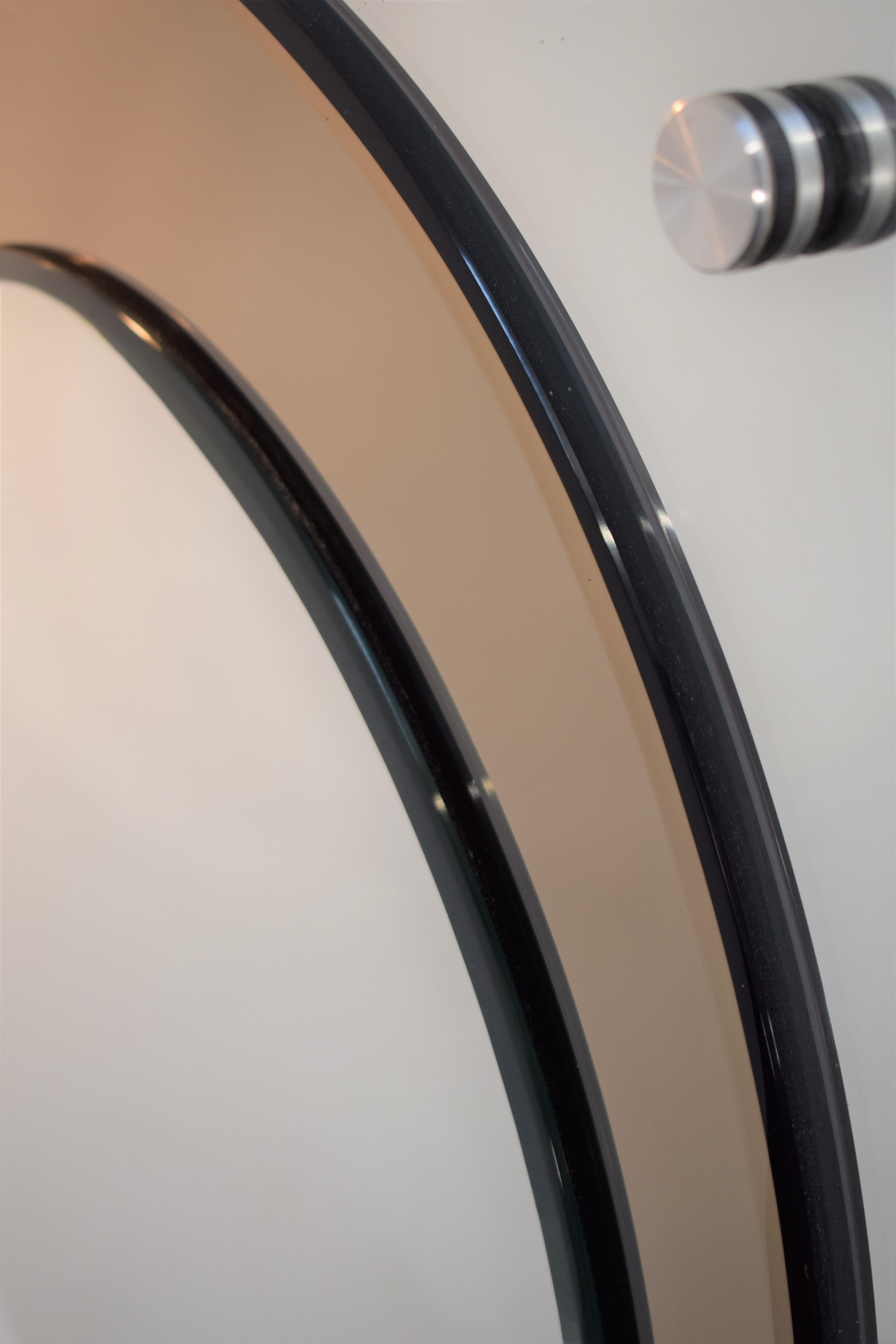 Miroir mural italien, 3 Lights, 1970 en vente 3