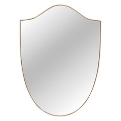 Italian wall mirror attributed to Gio Ponti, Italy 1950s