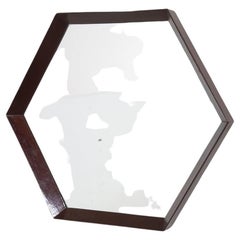 Italian Wall Mirror by Campo and Carlo Graffi Hexagon