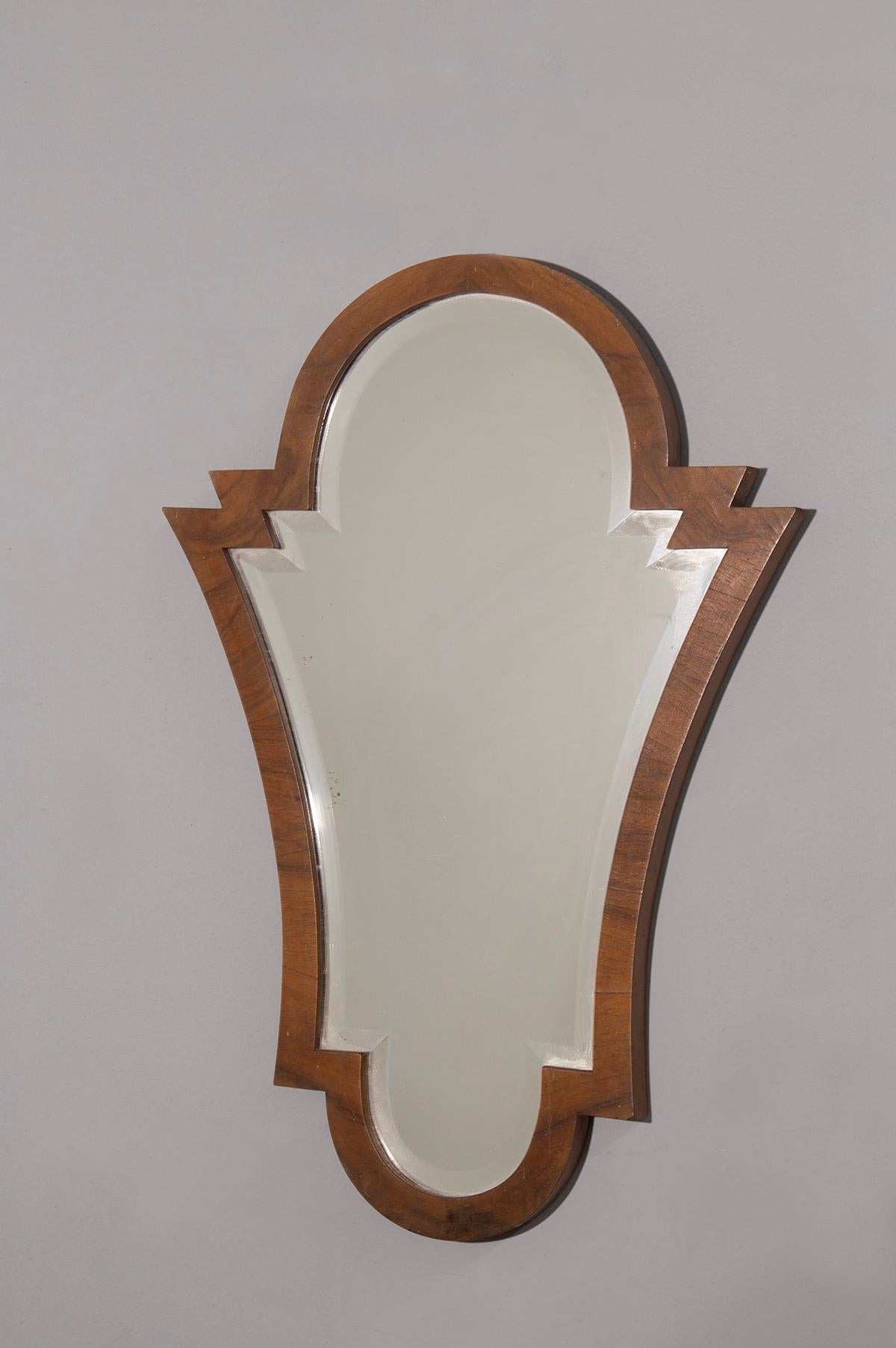 Rationalist-style wall mirror - Italy, 1920s - 