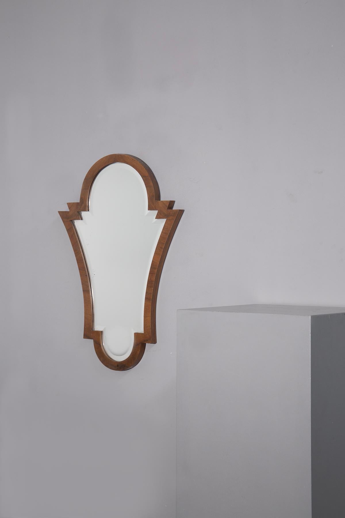 Italian wall mirror from the Italian Rationalist era In Good Condition For Sale In Milano, IT