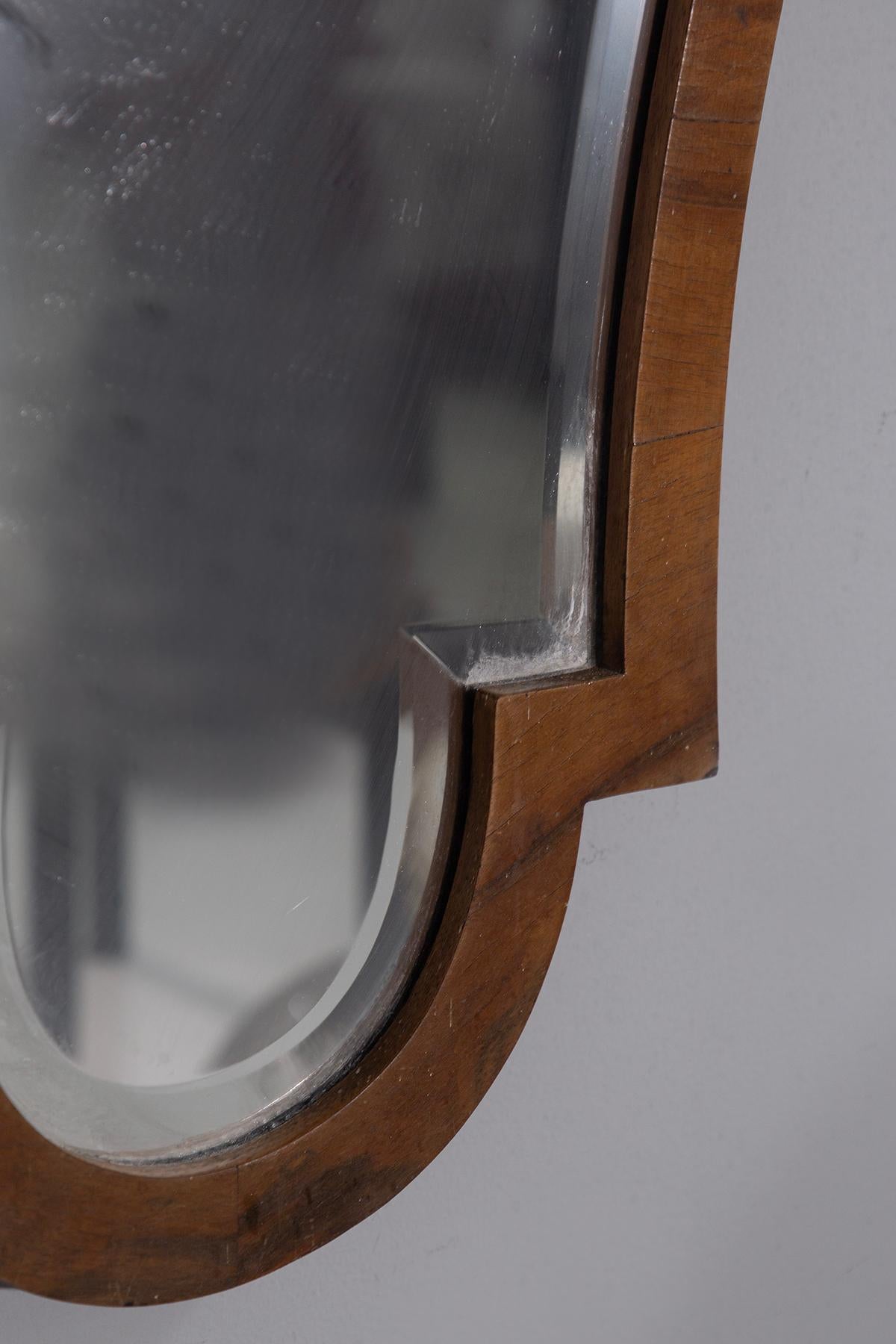 Italian wall mirror from the Italian Rationalist era For Sale 2