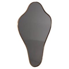 Italian wall Mirror vintage in brass