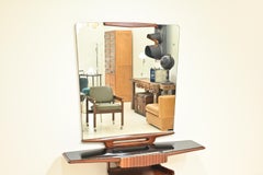Italian Wall Mirror With Console 1950's