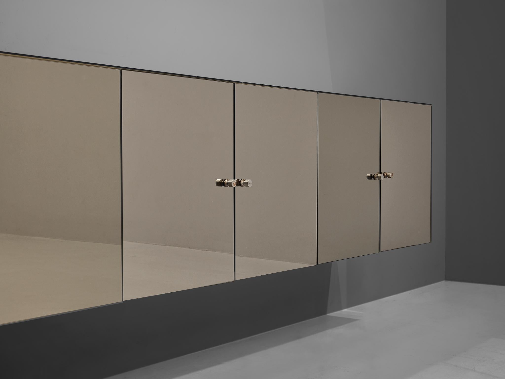 Italian Wall-Mounted Cabinet with Mirrored Surface 3