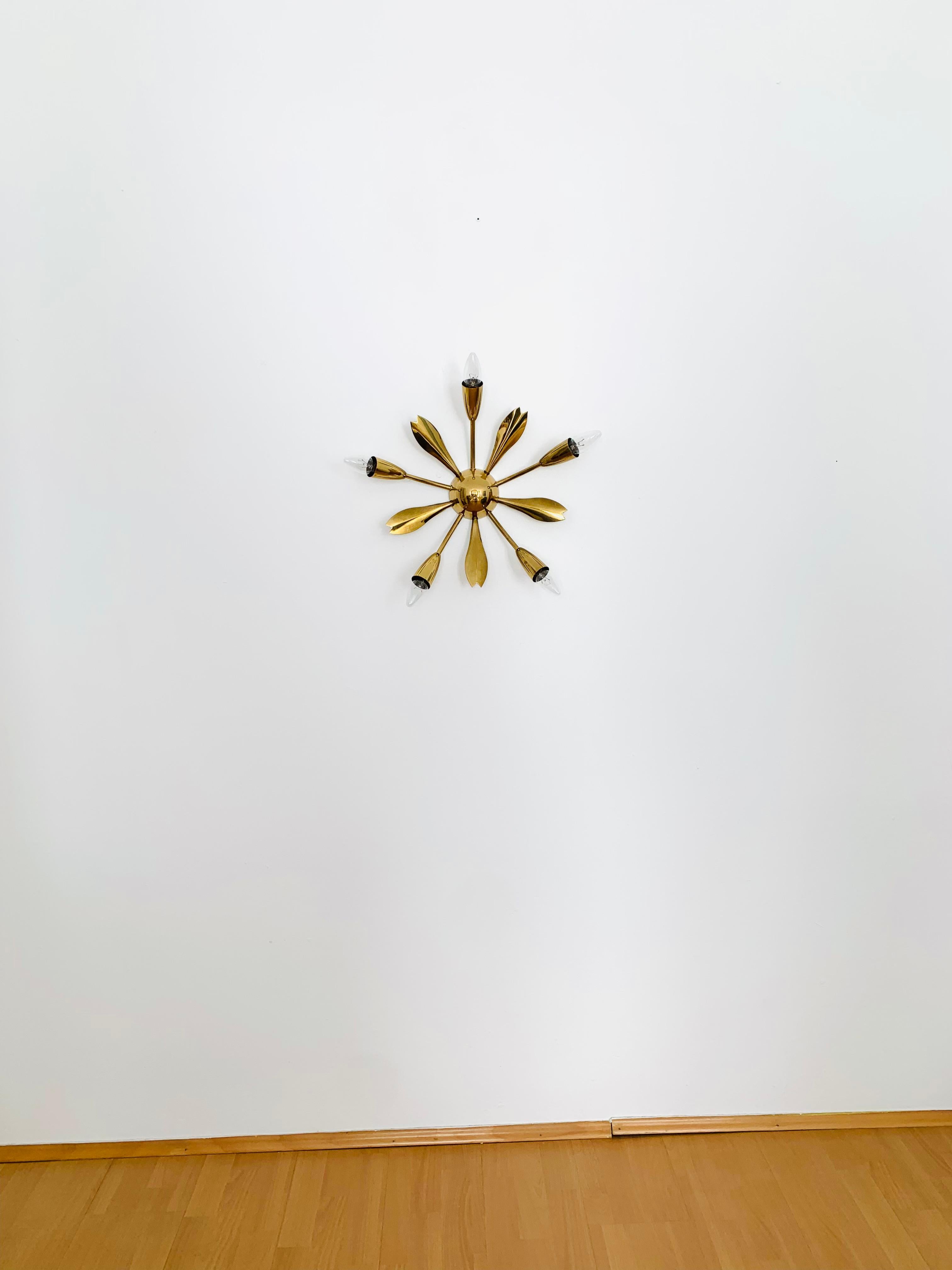 Italian Wall or Ceiling Lamp For Sale 1