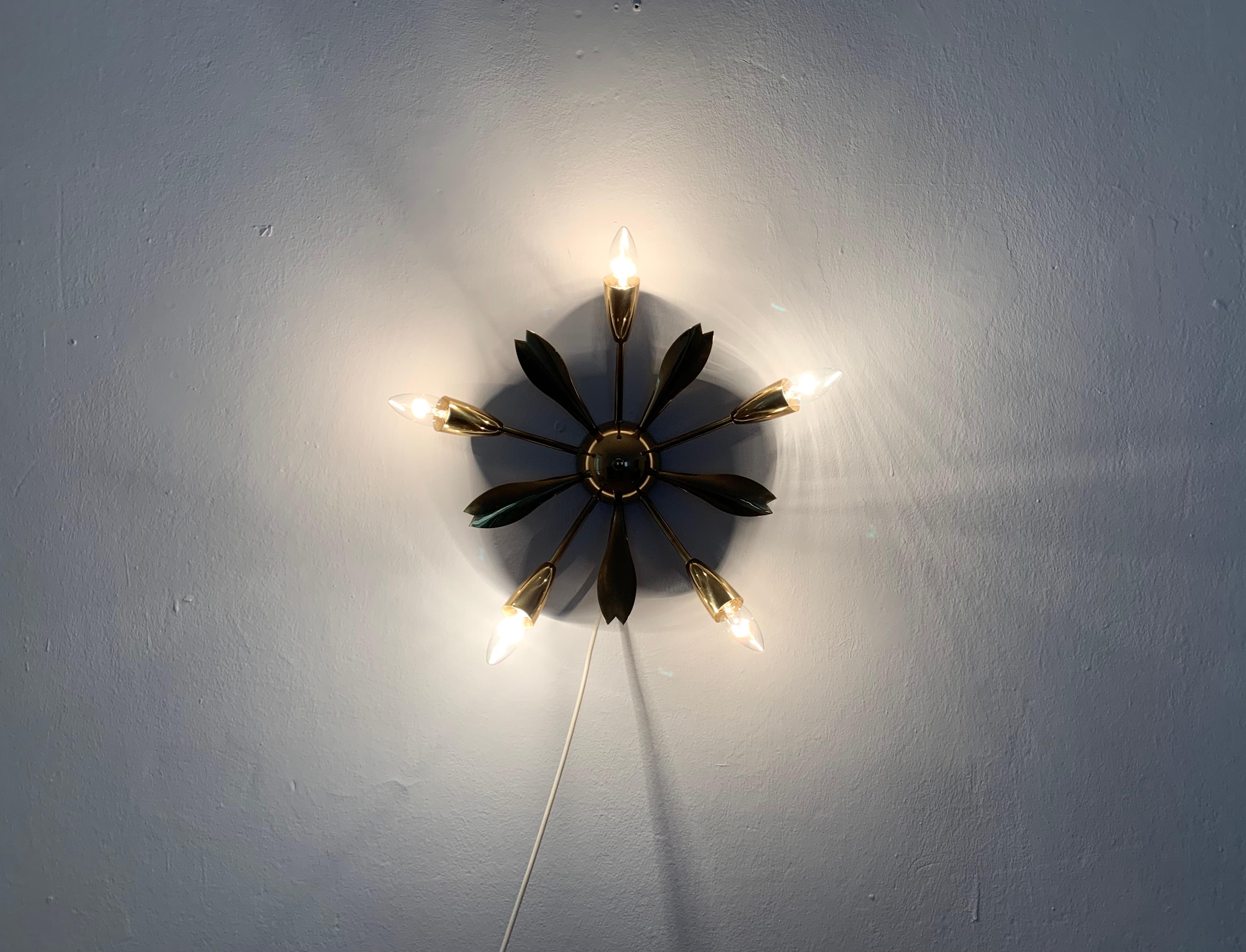 Italian Wall or Ceiling Lamp For Sale 2