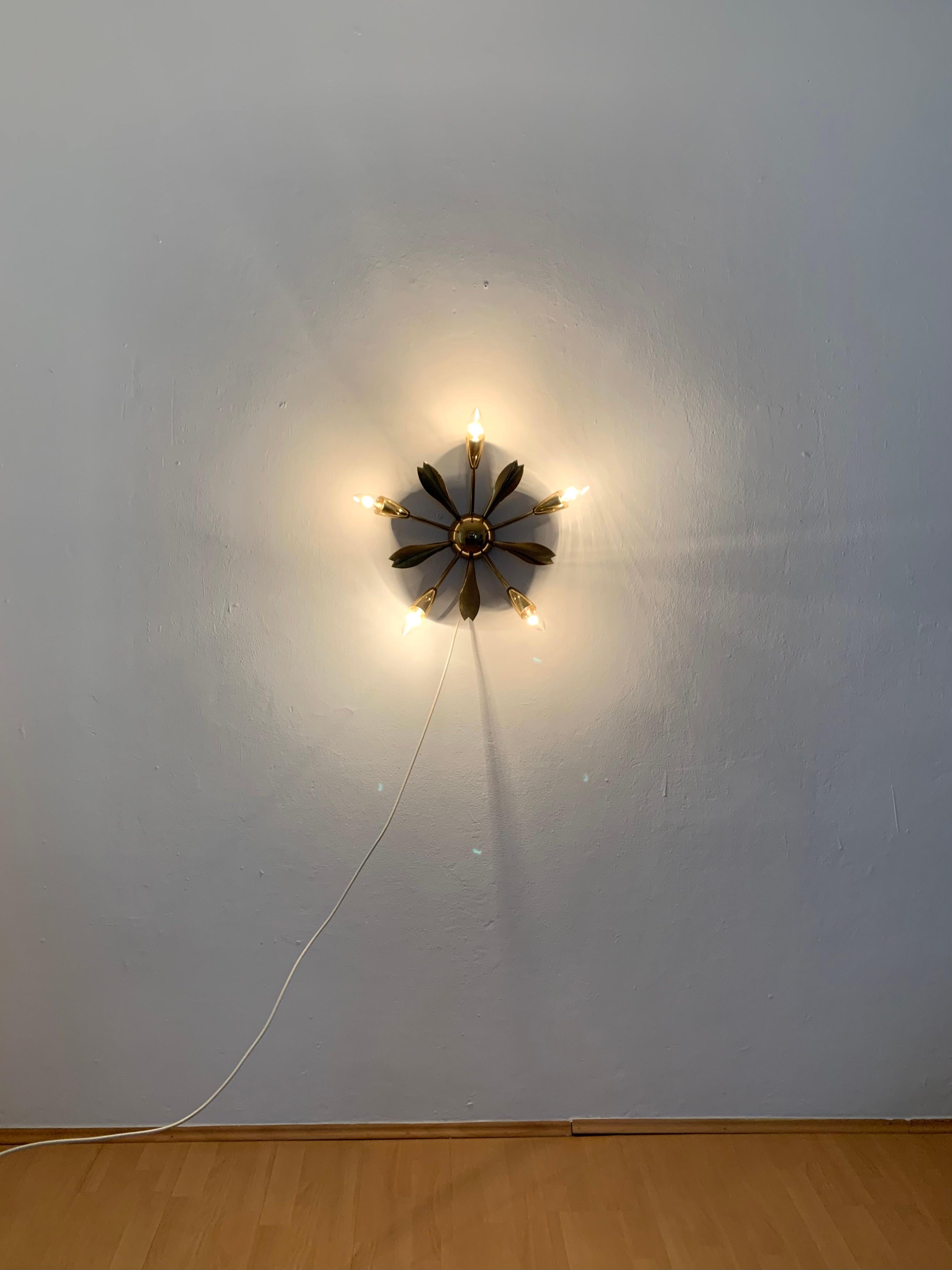 Italian Wall or Ceiling Lamp For Sale 3