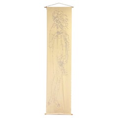 Italienischer Wanddruck auf Stoff von Botticellis Venus von Pino Tovaglia, 1969