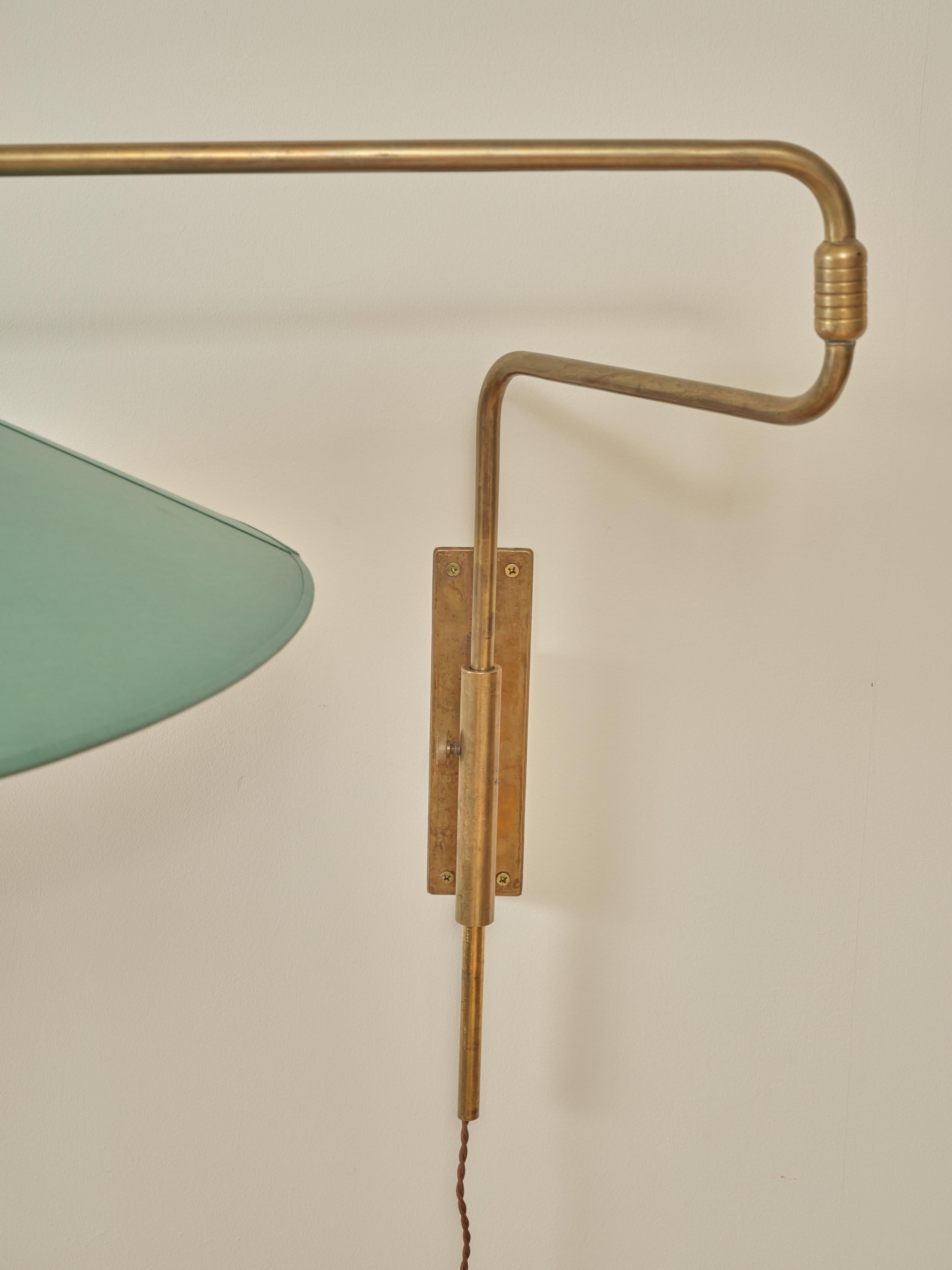 Mid-Century Modern Italian Wall Sconce by Azucena C. 1950's For Sale