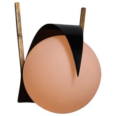 Italienische Wandleuchter aus Messing und Opalglas – Vintage STILNOVO, Opalglas-Applikation