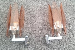 Italian Wall Sconces in the Manner of Max Ingrand