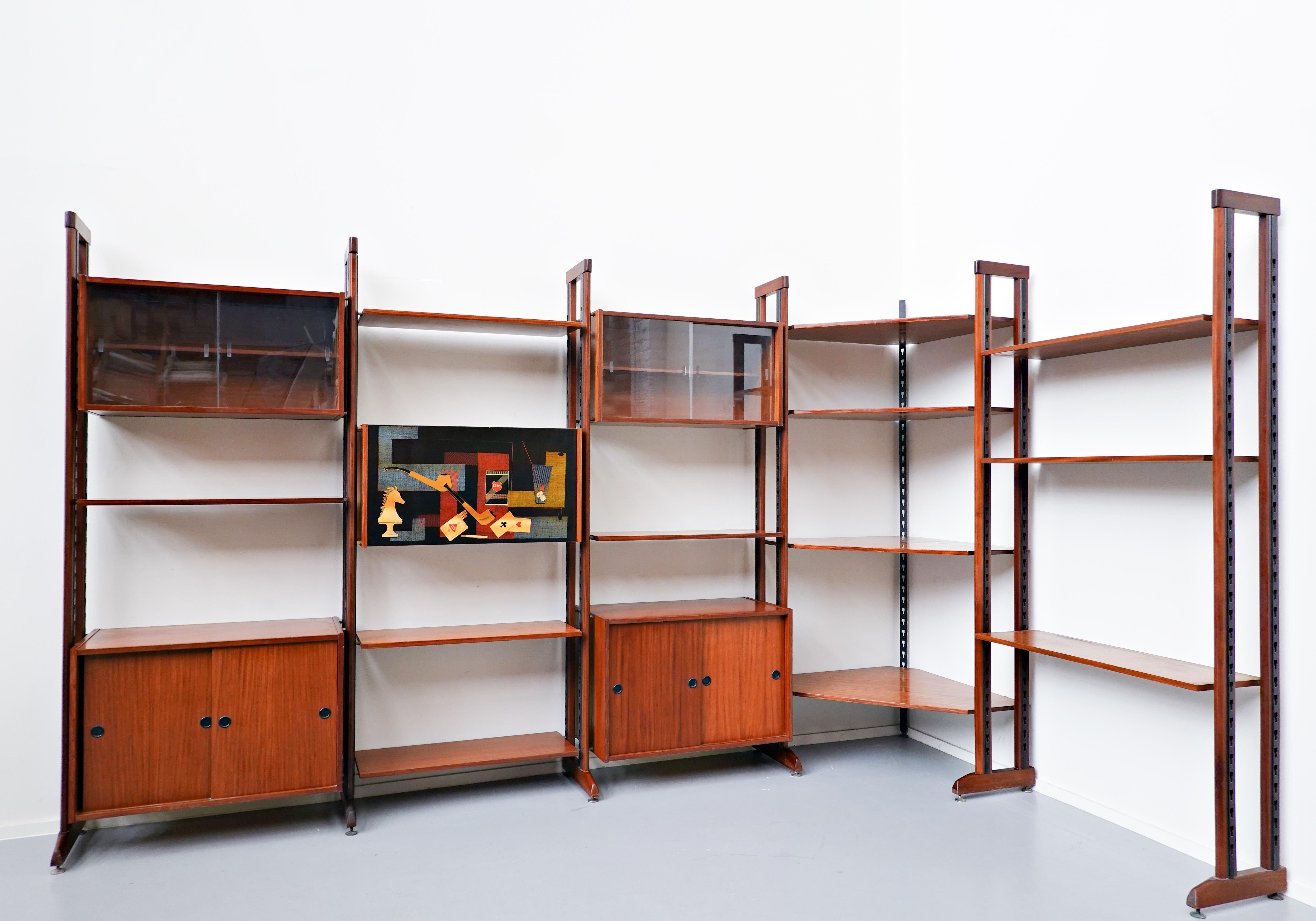 Mid-Century Modern Italian Wall Unit, 1950s 13