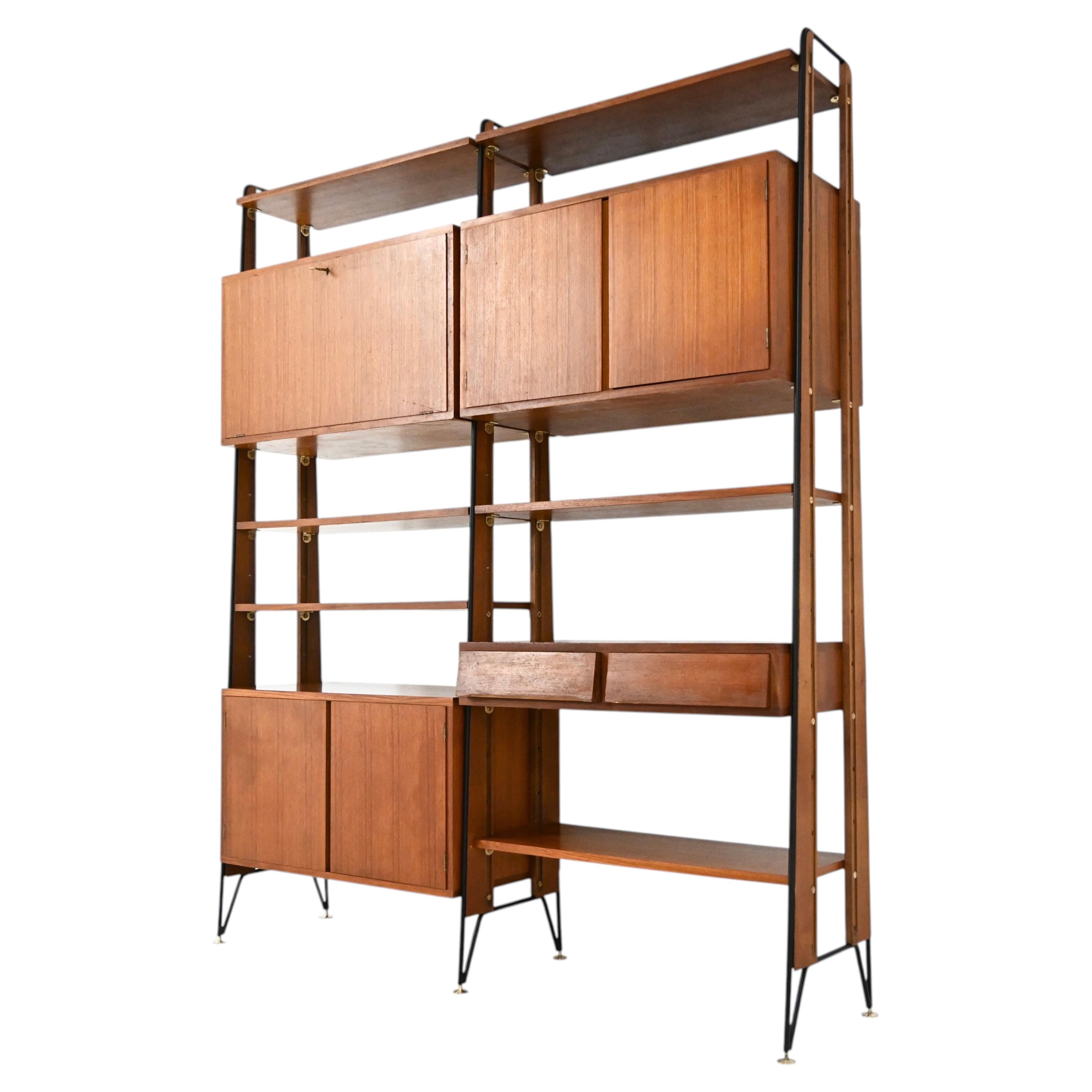 Italian Wall Unit, 1950s