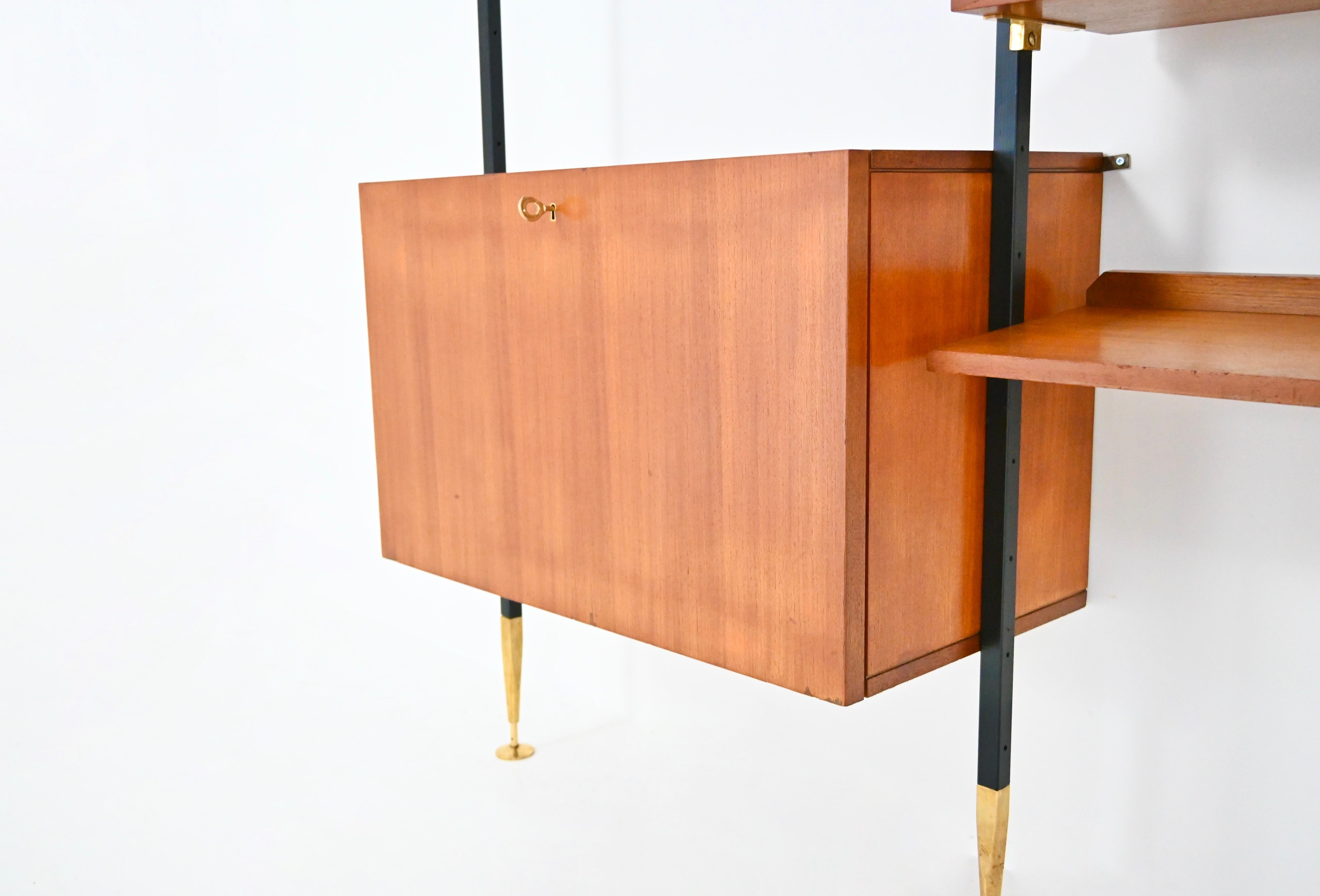 Italian Wall Unit, 1960s For Sale 4