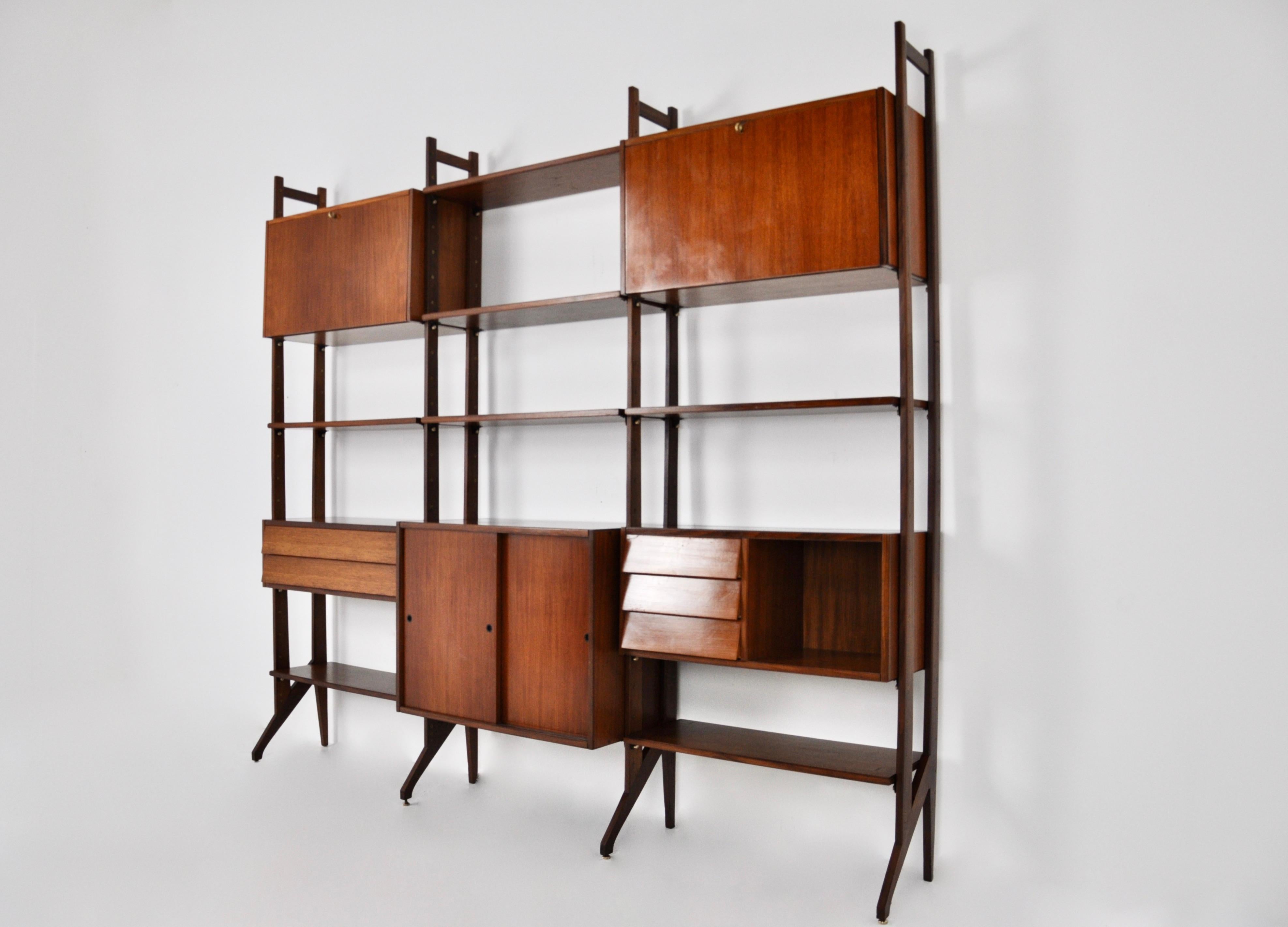 Mid-Century Modern Italian Wall Unit, 1960s