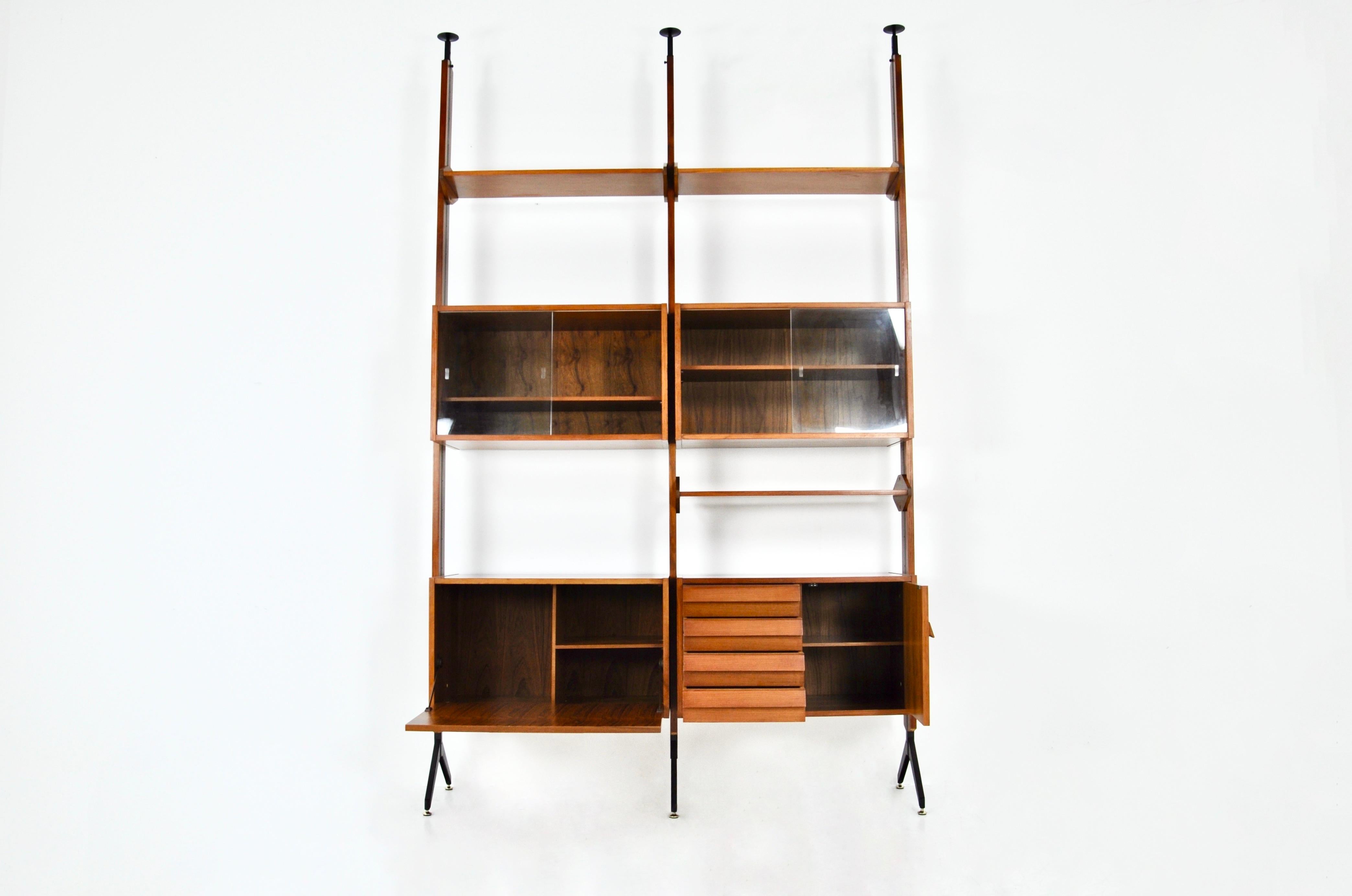 Mid-Century moderno Italian Wall Unit, 1960s in vendita