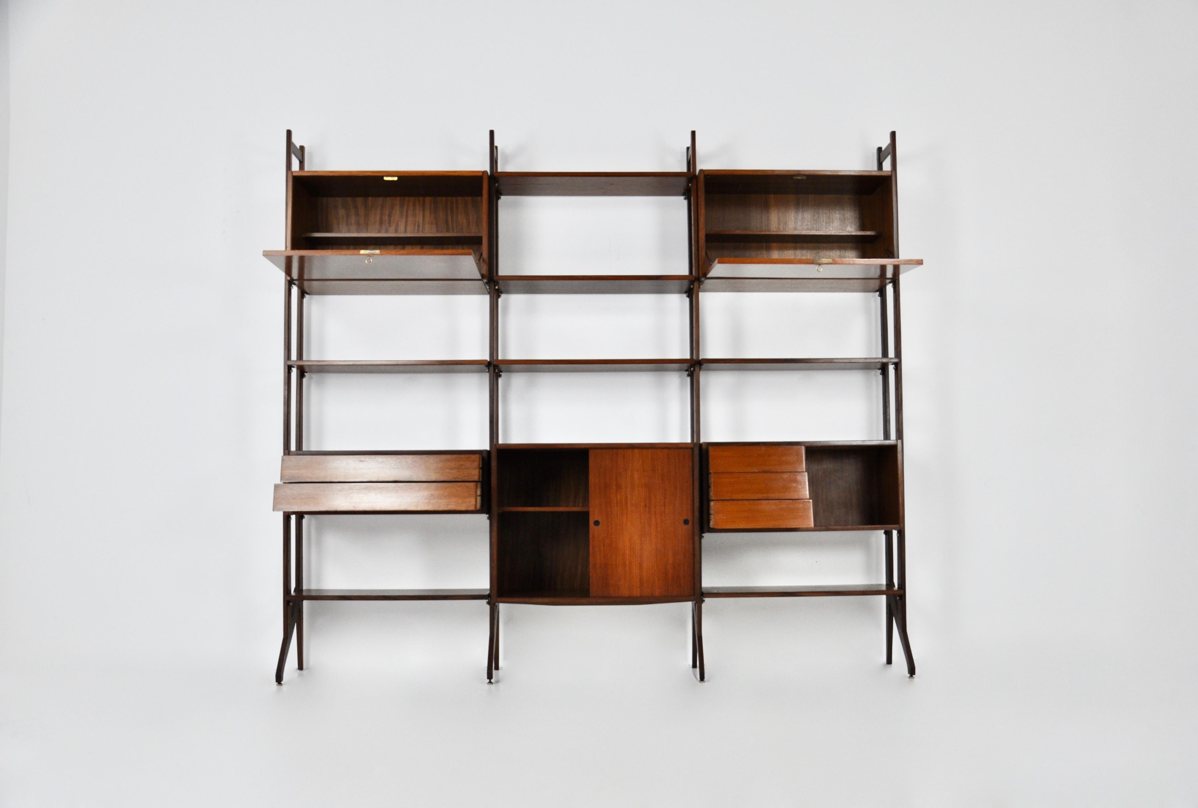 Mid-20th Century Italian Wall Unit, 1960s