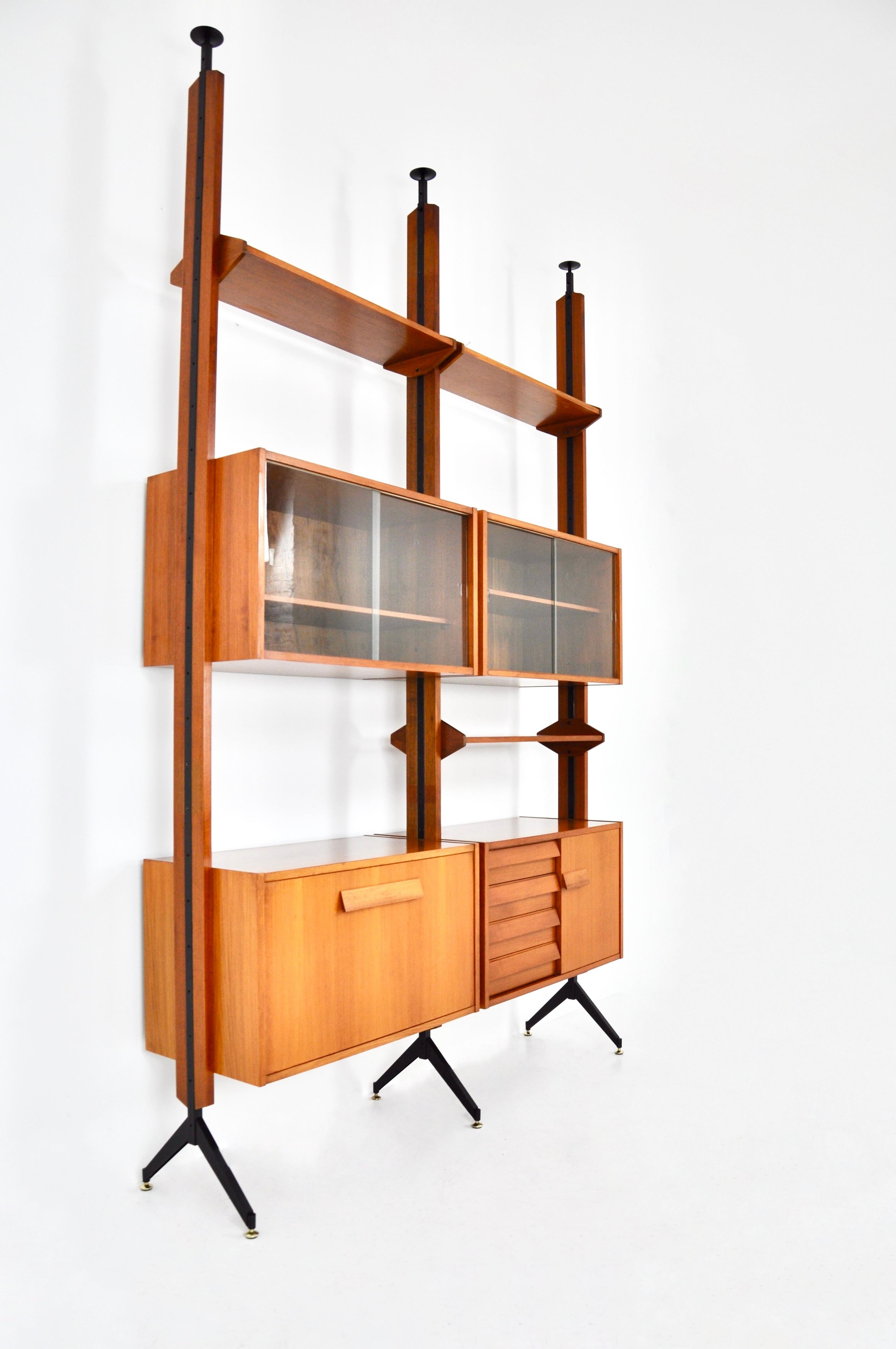 Italian Wall Unit, 1960s In condizioni buone in vendita a bruxelles, BE