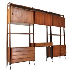 Italian Wall Unit, 1960s