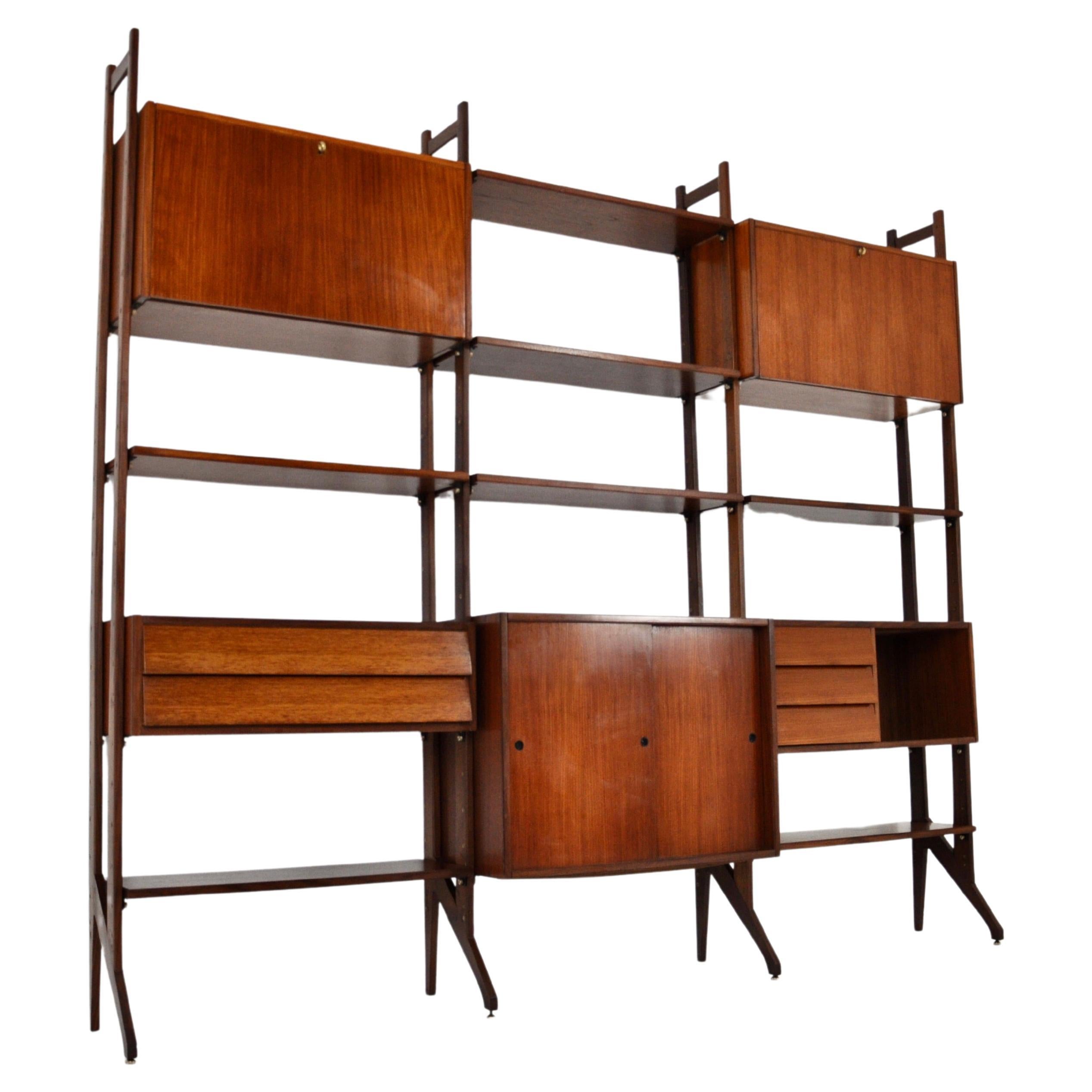 Italian Wall Unit, 1960s