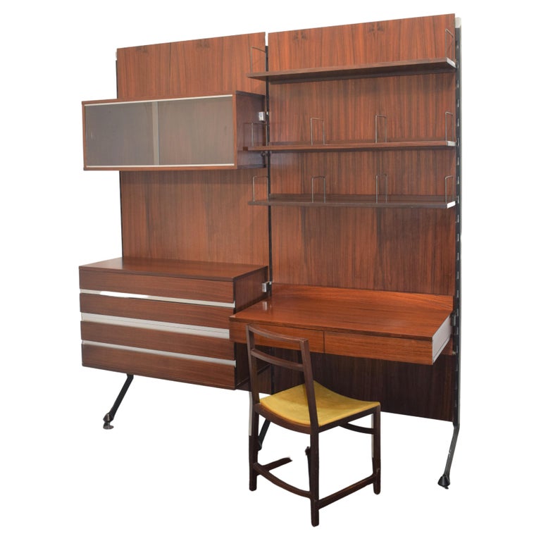 Italian Wall Unit by Ico Parisi for MIM Roma, 1960s For Sale at 1stDibs
