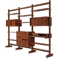 Italian Wall Unit in Teak