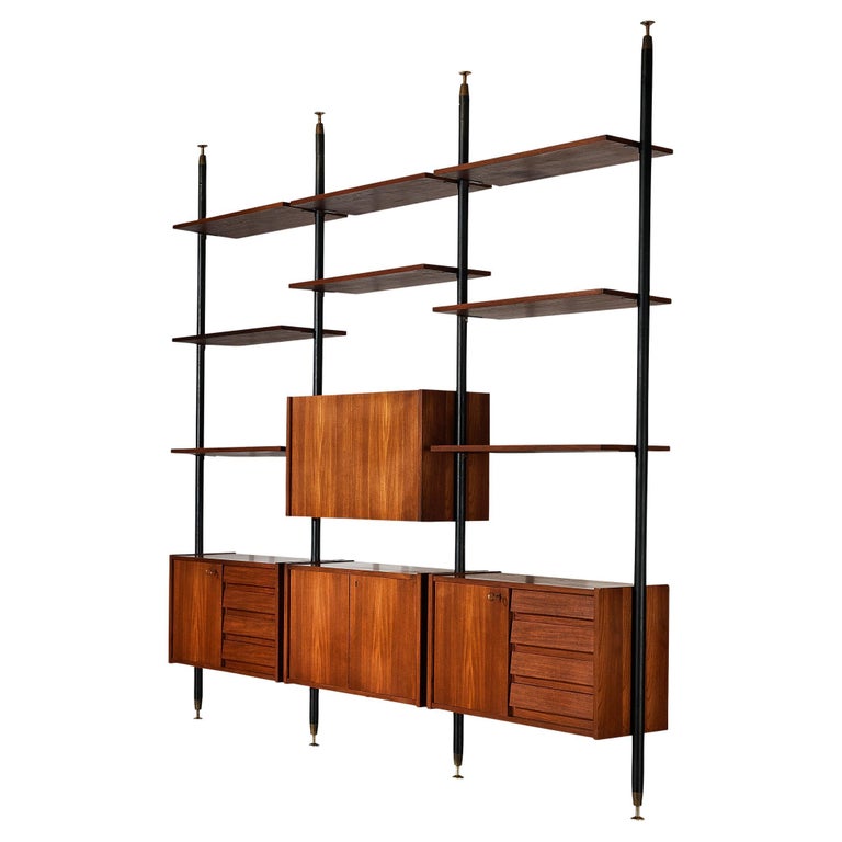 Teak wall unit, 1960s, offered by MORENTZ