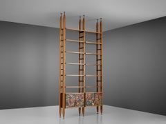 Italian Wall Unit with Mosaic Doors