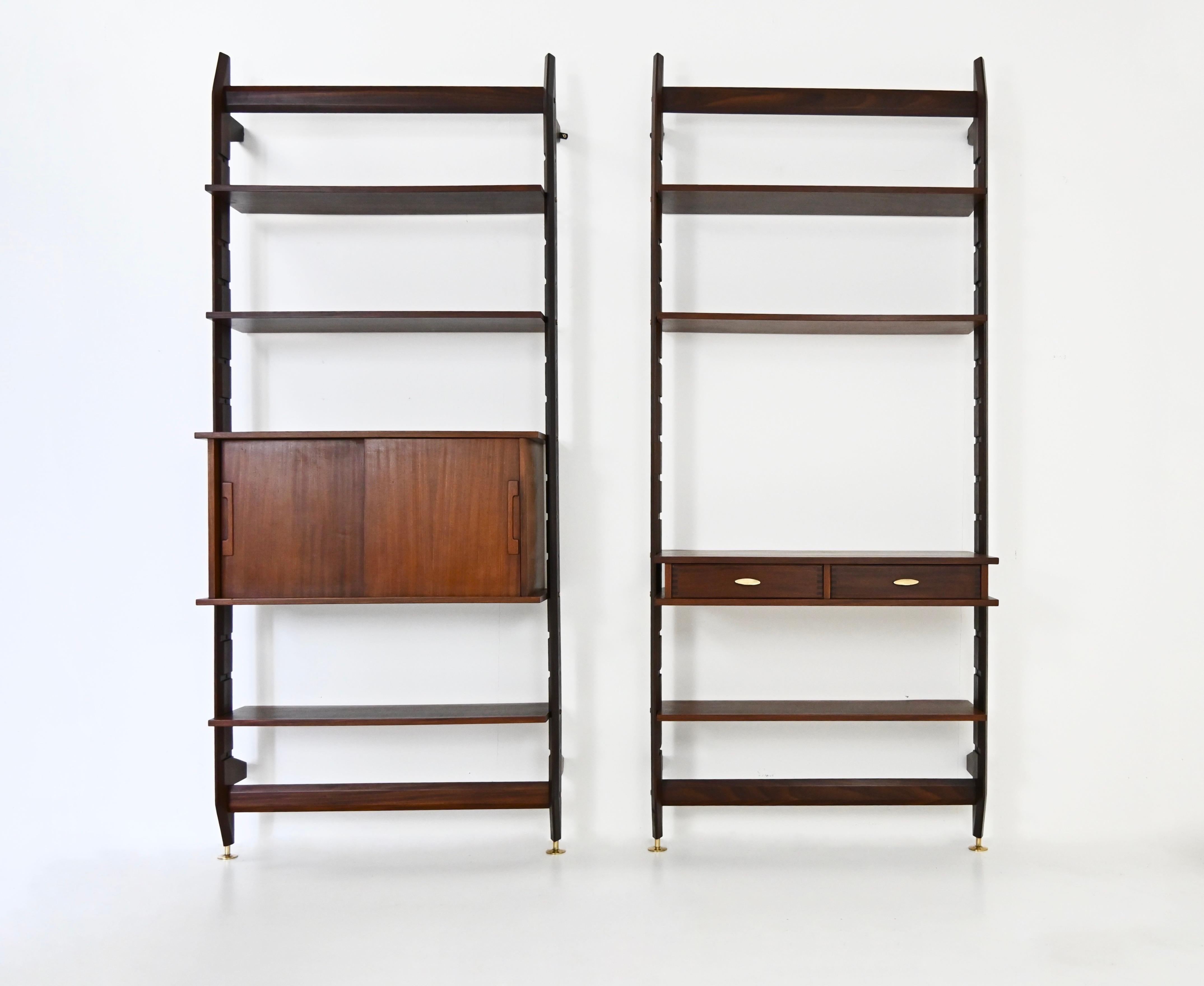 Italienische Hängeelemente, 1960er Jahre, 2er-Set (Moderne der Mitte des Jahrhunderts) im Angebot