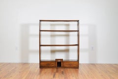 Italian Walnut and Band Inlaid Wall Shelf from the Early 18th Century