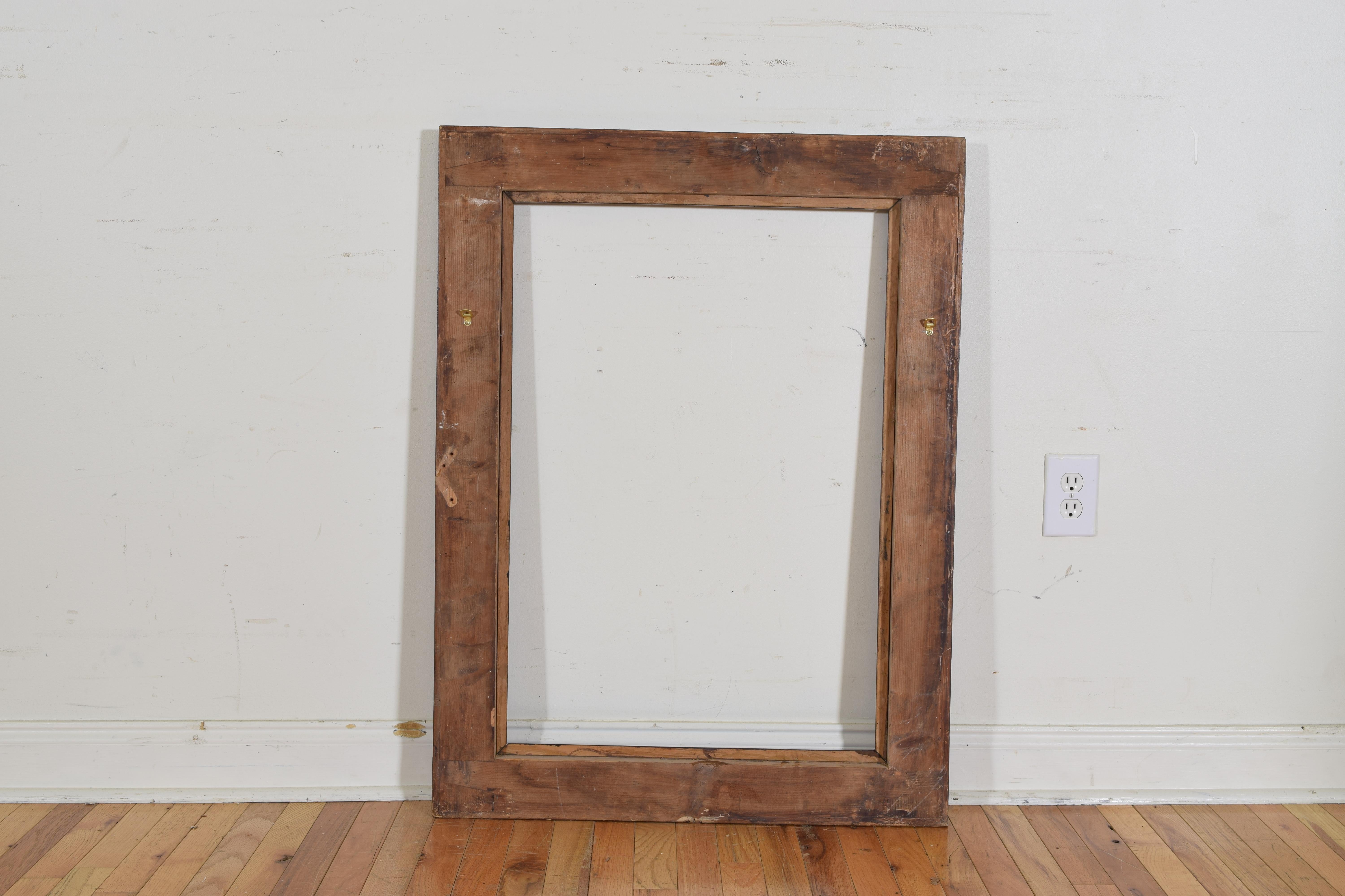 Italian Walnut and Ebonized Mirror, Second Quarter of the 19th Century 2