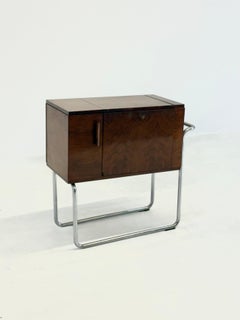Italian walnut bar cabinet by Cova Milano