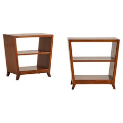 Italian Walnut Bedside Table Attributed to Gio Ponti, 1950s - 2 Available