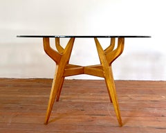 Italian Walnut Center Table, 1950's