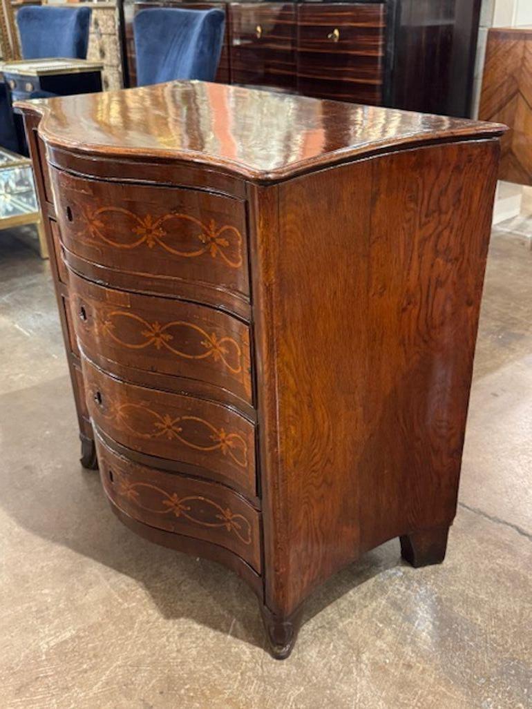 Italian Walnut Chest In Good Condition For Sale In Dallas, TX