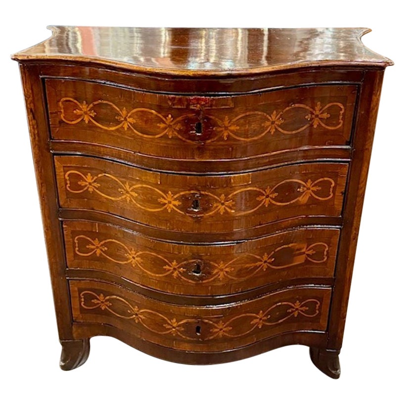 Italian Walnut Chest For Sale