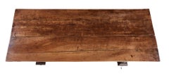 Italian Walnut Column Base Console