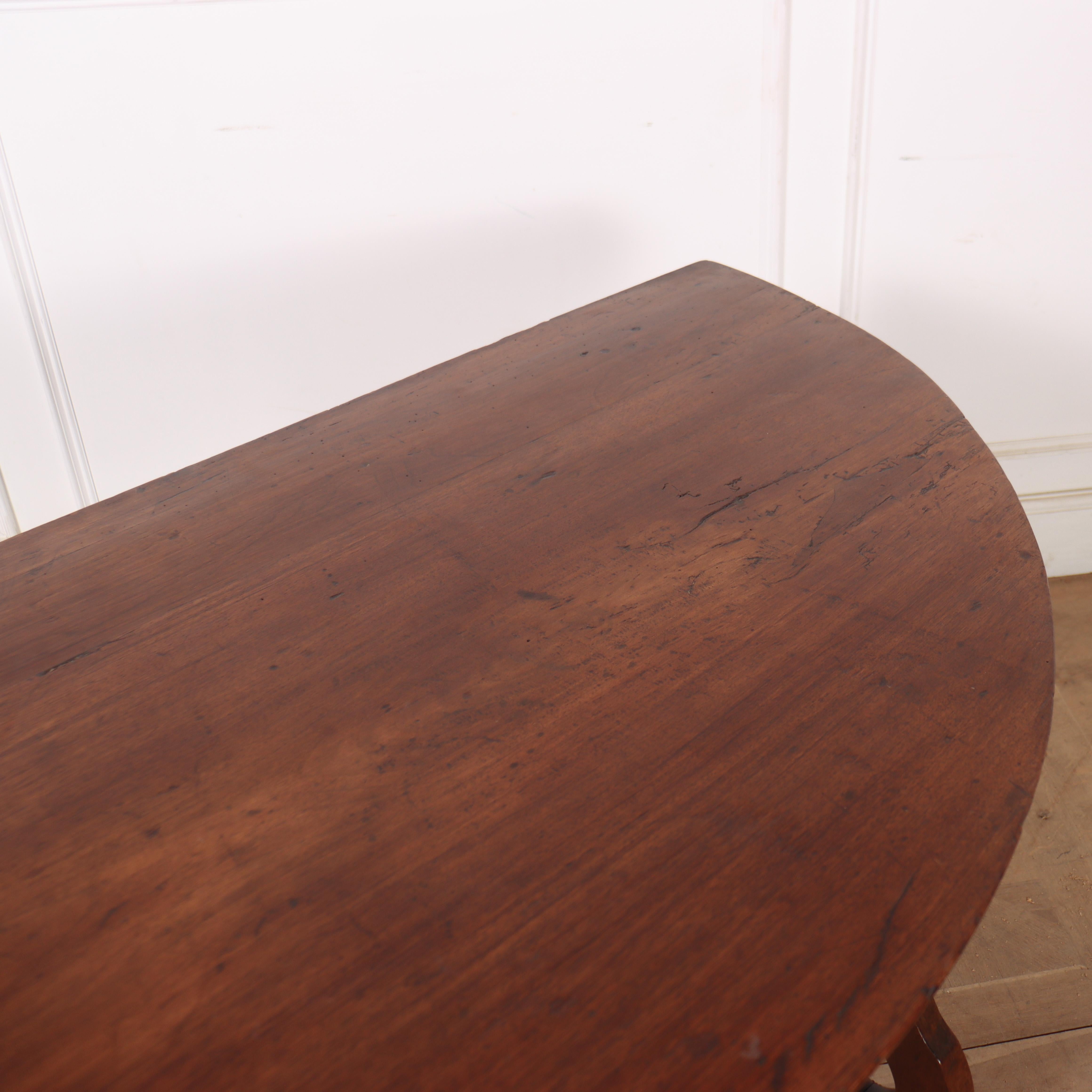 Italian Walnut Console Tables For Sale 6
